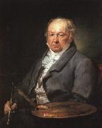 Vicente Lopez Portrait of Francisco de Goya oil painting on canvas